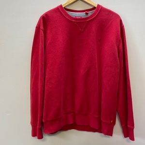 IZOD sweatshirt soft red fleece